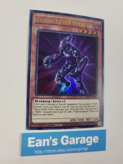 YuGiOh! Vision HERO Vyon 1st Edition GFP2-EN060 Ultra Rare foil - MN - Image 2