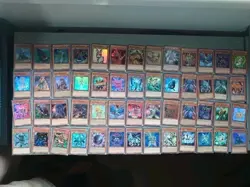 Yugioh 50+ Card lot bundle includes rareU shiny stuff, exact as pictured YUG37 - Image 1