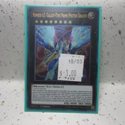 Number 62: Galaxy-Eyes Prime Photon Dragon BLLR-EN070 1st Edition Ultra Rare LP - Image 1