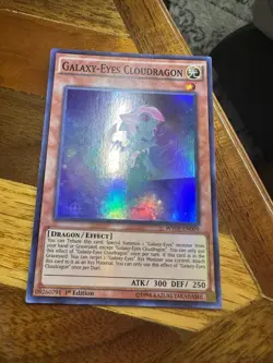 Galaxy-Eyes Cloudragon WSUP-EN009 1st Edition Super Rare LP + BONUS - Image 1