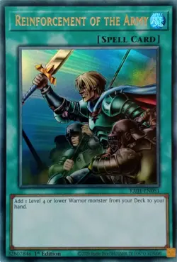 RA01-EN051 REINFORCEMENT OF THE ARMY ULTRA RARE 1ST EDITION YuGiOh CARD Mint - Image 1