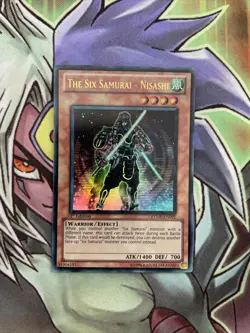 RYMP-EN091 The Six Samurai - Nisashi Ultra Rare 1st Edition NM Yugioh Card - Image 1