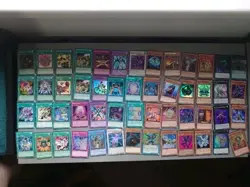 Yugioh 50+ Card lot bundle includes rareU shiny stuff, exact as pictured YUG36 - Image 1