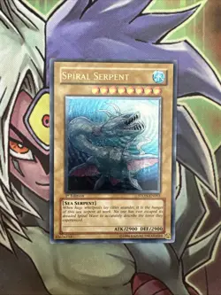 STON-EN003 Spiral Serpent Ultimate Rare 1st Edition NM Yugioh Card - Image 1