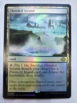 MTG Flooded Strand (Foil) Modern Horizons 3 NM - Image 1
