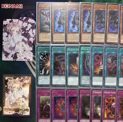 Yugioh! 58-Card Complete Sleeved Dueling Deck Darkness Burn, Box included NM - Image 2
