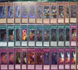 Yugioh! 58-Card Complete Sleeved Dueling Deck Darkness Burn, Box included NM - Image 3