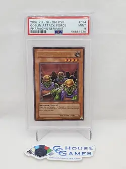 Goblin Attack Force Yu-Gi-Oh! PSA 9 Pharaoh's Servant 2002 PSV-094 *CCGHouse* - Image 1
