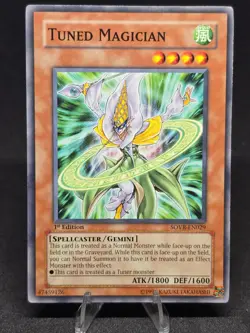 Yu-Gi-Oh! Tuned Magician SOVR-EN029 Stardust Overdrive 1st Edition NM - Image 1