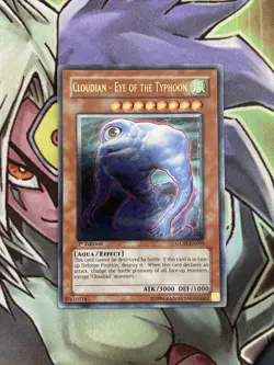GLAS-EN005 Cloudian - Eye Of The Typhoon Ultimate Rare 1st Edition NM Yugioh - Image 1