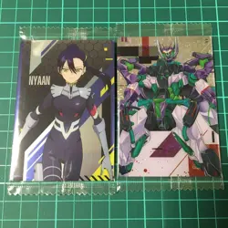 [SC] mc106 Mobile Suit Gundam Zeke Axe Card Wafer Nyaan - Image 1