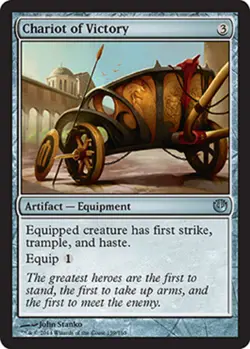 Chariot of Victory Light Play, English Magic the Gathering MTG Journey into Nyx - Image 1