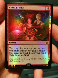 Burning Wish (FOIL) - Mint - Conspiracy Take the Crown - MtG - english - Image 1