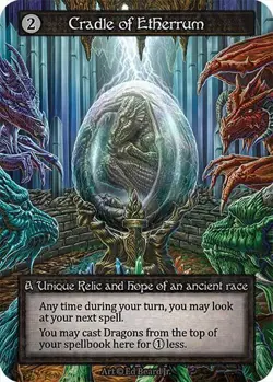 Sorcery Cradle of Etherrum Unique Non-Foil Dragonlord - Image 1