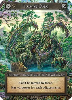 Sorcery Talamh Dreig Unique Non-Foil Dragonlord - Image 1