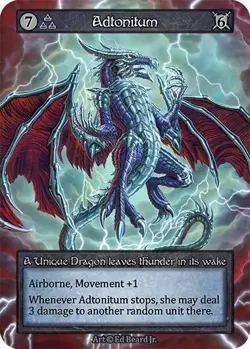 Sorcery Adtonitum Unique Non-Foil Dragonlord - Image 1