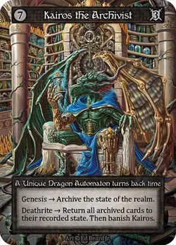 Sorcery Kairos the Archivist Unique Non-Foil Dragonlord - Image 1