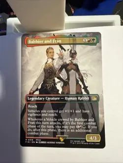 Magic the Gathering Final Fantasy Balthier and Fran (Borderless) R 0319 - Image 1