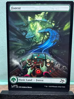MTG TCG: Forest 276, Aetherdrift _ FULL ART - Image 1