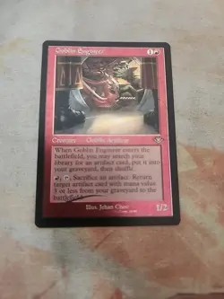 Goblin Engineer Retro Frame Foil Etched Modern Horizons MTG NM - Image 1