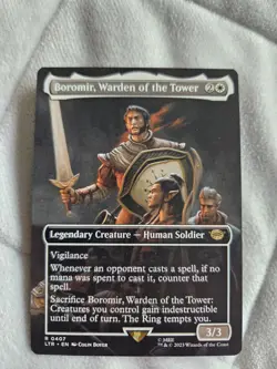 MTG Boromir, Warden of the Tower - Regular - LTR #0407 - Image 1