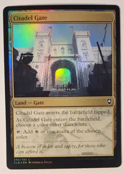 MTG - Citadel Gate - Foil - CLB 349/361 - Battle for Baldur's Gate - Magic - Image 1