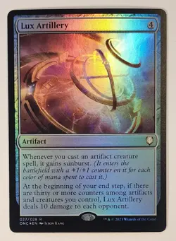 MTG - Lux Artillery - Foil - ONC 027/028 - Phyrexia All Will Be One - Rare - Image 1
