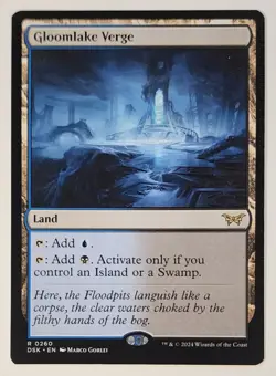 MTG - Gloomlake Verge - DSK 0260 - Duskmourn - Rare - Magic the Gathering - Image 1