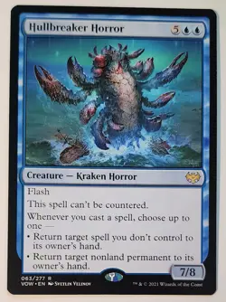 MTG - Hullbreaker Horror - VOW 063/277 - Crimson Vow - Rare - Image 1