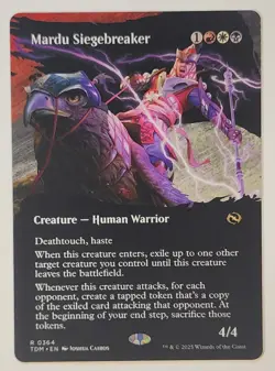MTG - Mardu Siegebreaker - Borderless - TDM 0364 - Tarkir Dragonstorm - Rare - Image 1