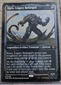 Karn, Legacy Reforged - FOIL ETCHED - March of the Machine: The Aftermath - NM - Image 1