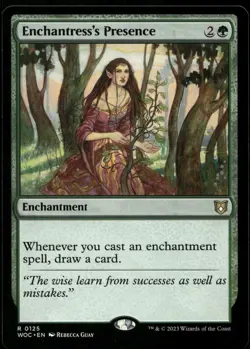 Enchantress's Presence #125 MTG Wilds of Eldraine MP X1 - Image 1