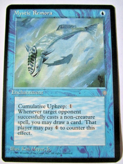 MTG Mystic Remora Ice Age Light Play!! - Image 1