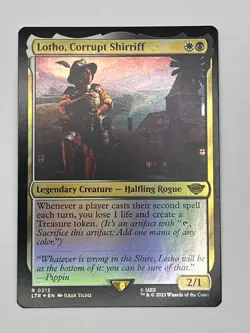 Lotho, Corrupt Shirriff 213 FOIL The Lord of the Rings: MTG NM - Image 1