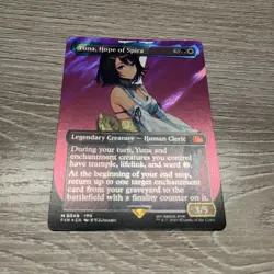 Magic the Gathering Yuna, Hope of Spira Borderless Surge Foil 549 Final Fantasy - Image 1