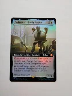 Codsworth, Handy Helper (Extended Art) Universes Beyond: Fallout Foil - Image 1