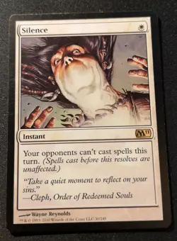 Silence - M11 - MTG - EN - NM - 30/249 - Image 1