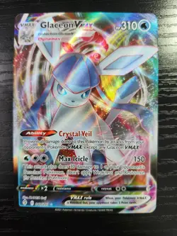 Pokemon TCG Evolving Skies Glaceon VMax 41/203 Great Card - Image 1