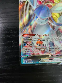 Pokemon TCG Evolving Skies Glaceon VMax 41/203 Great Card - Image 4