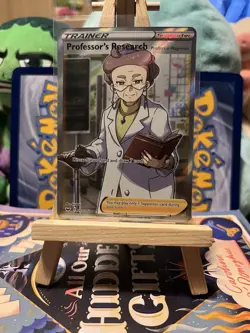 Pokemon - Professor's Research (Full Art) - 201/202 - Sword & Shield Base NM - Image 1