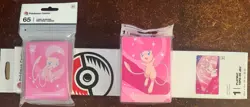 Pokemon TCG Sealed Mew Play Mat Deck Box And Sleeves Pokemon Center Exclusive - Image 1