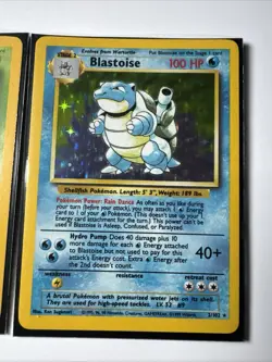 Pokemon TCG Blastoise Holo-Rare 2/102 Base Set Unlimited - Image 1