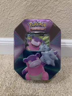 Pokemon TCG V Forces Tin Galarian Slowbro V/Lucario V/Mew V SET - Image 3