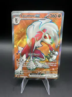 Lycanroc ex SV02: Paldea Evolved 241/193 Near Mint NM Pokemon TCG - Image 1