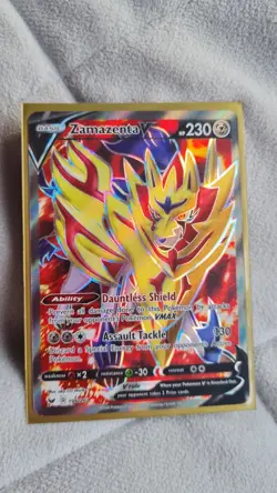 Pokemon - Zamazenta V (Full Art) - 196/202 - Sword & Shield Base Set - Ho NM - Image 1