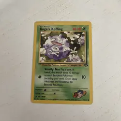 1st Edition Koga’s Koffing 79/132 - Gym Challenge LP+ Pokemon TCG Vintage 2000 - Image 1