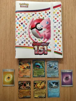 Pokemon 151 Mew Binder - Binder, Never Used, + Extra cards (See description) - Image 1