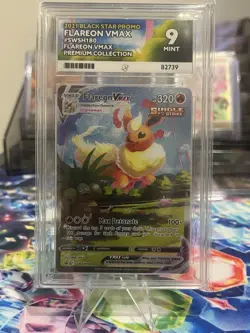 Flareon VMAX SWSH180 Premium Collection Ace 9 Pokemon TCG Ace Label - Image 1