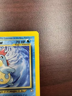 Pokemon Card Croconaw Neo Genesis 1st Edition Uncommon 31/111 (NM-) - Image 4