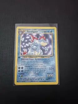 Feraligatr 2000 Pokemon Neo Genesis #4/111 Holo Rare First Edition - Image 1